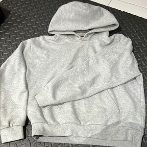 TNA Gray Pullover Hoodie Sweatshirt